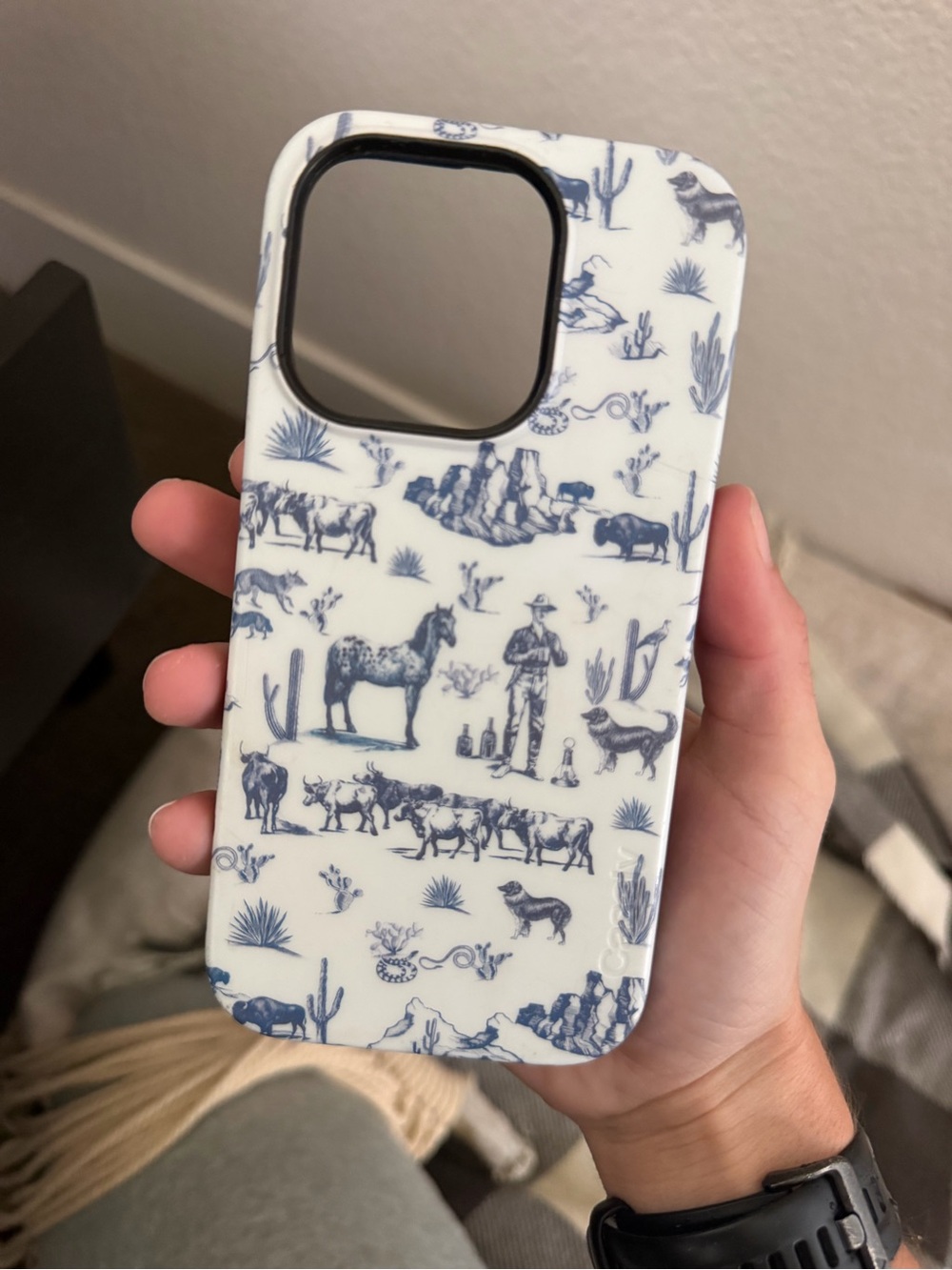 iphone 15 pro Western Print Phone Case - Casely